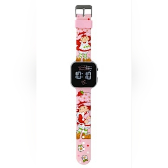 Adorable New 'Vintage' Strawberry Shortcake LED Watch/Adjustable Band - Picture 2 of 8